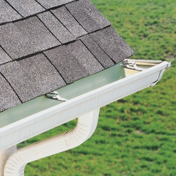 Seamless gutter installation in Calgary