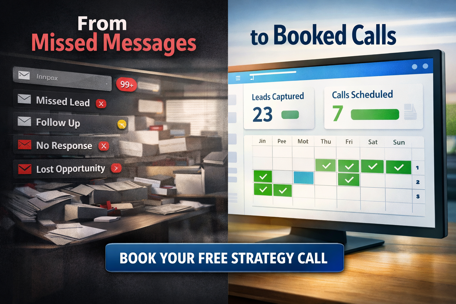 missed message, automate responses, automate scheduling, AI