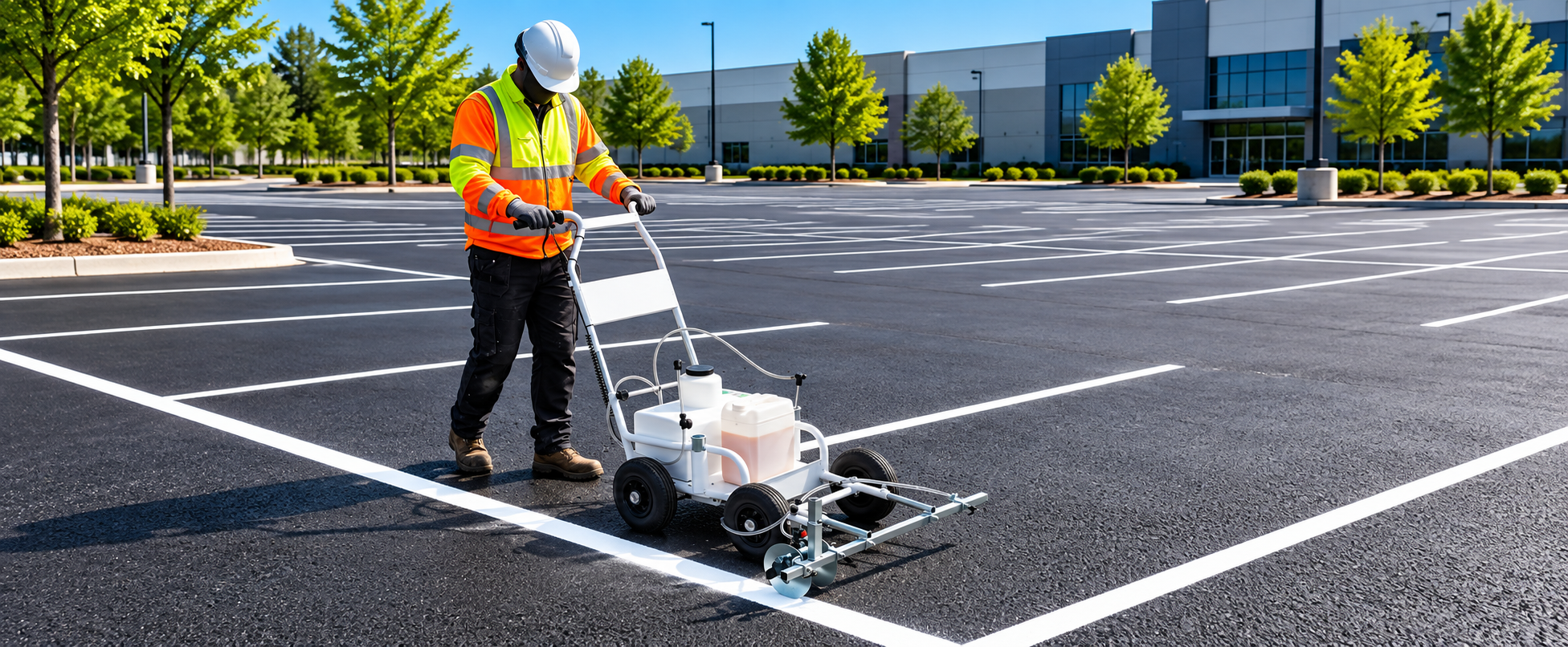 Asphalt Line Striping in Nashville