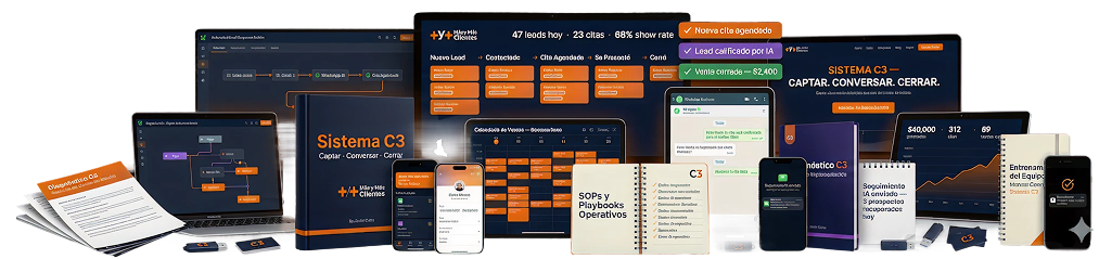 Bundle Sistema C3 — Más y Más Clientes