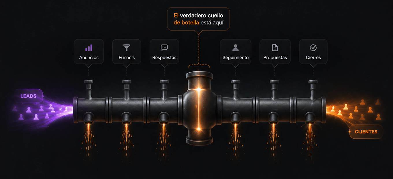 El problema no es que no entren leads