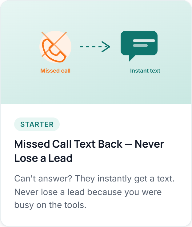 SMS Templates — one click, done