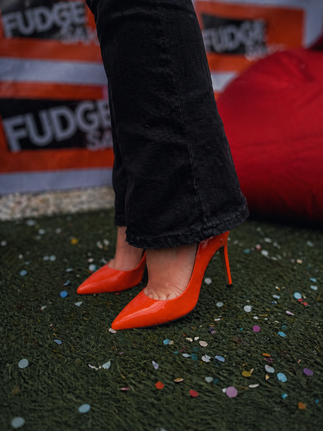 Orange heels Orange heels