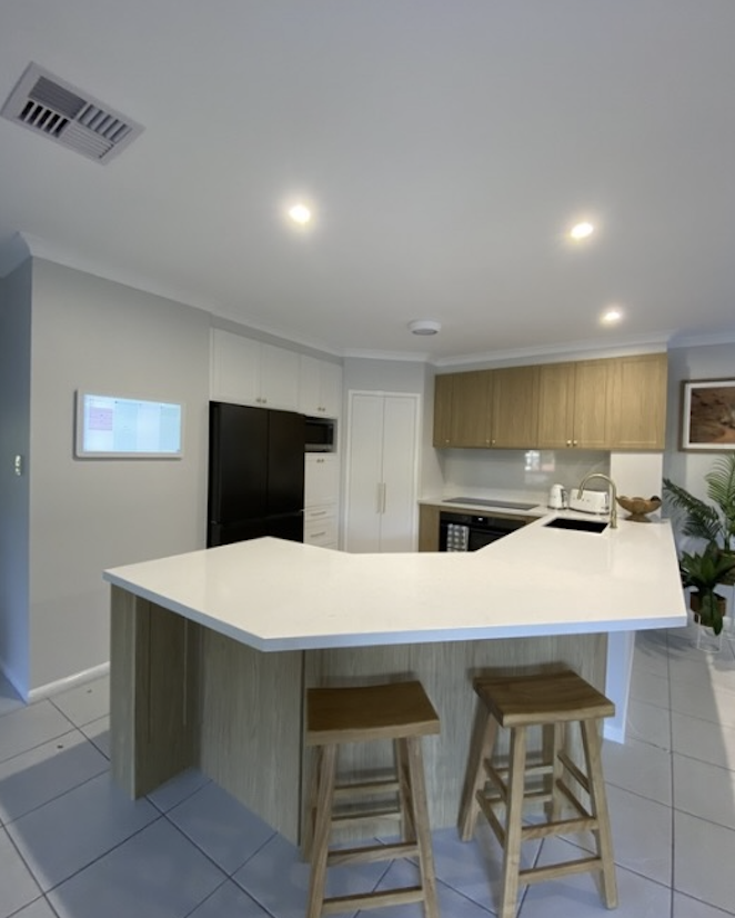 Clean cabinetry finished photo 2