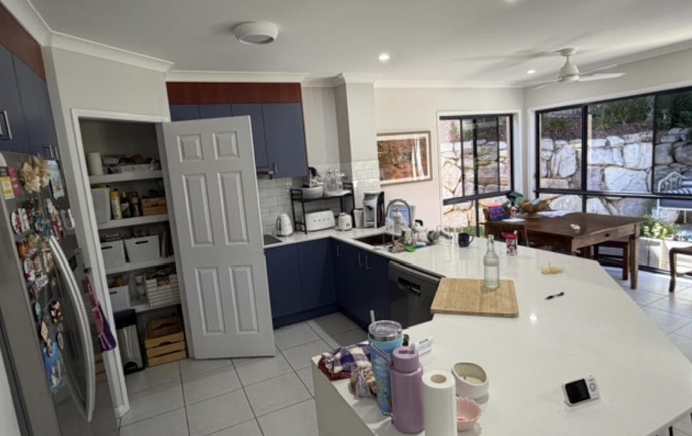 Before Clean Custom Cabinetry Transformation