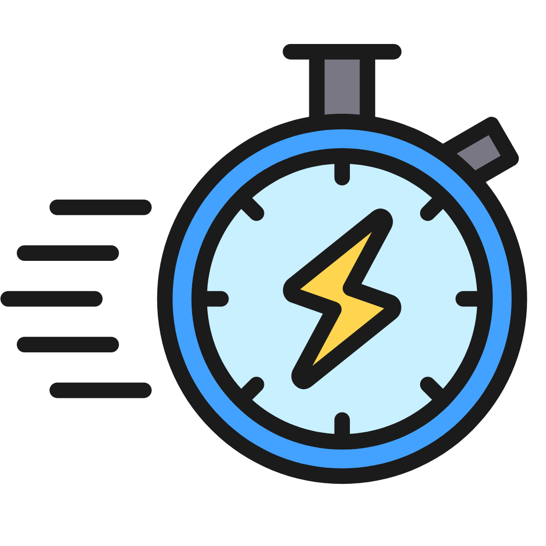 Stopwatch indicating 1-day install