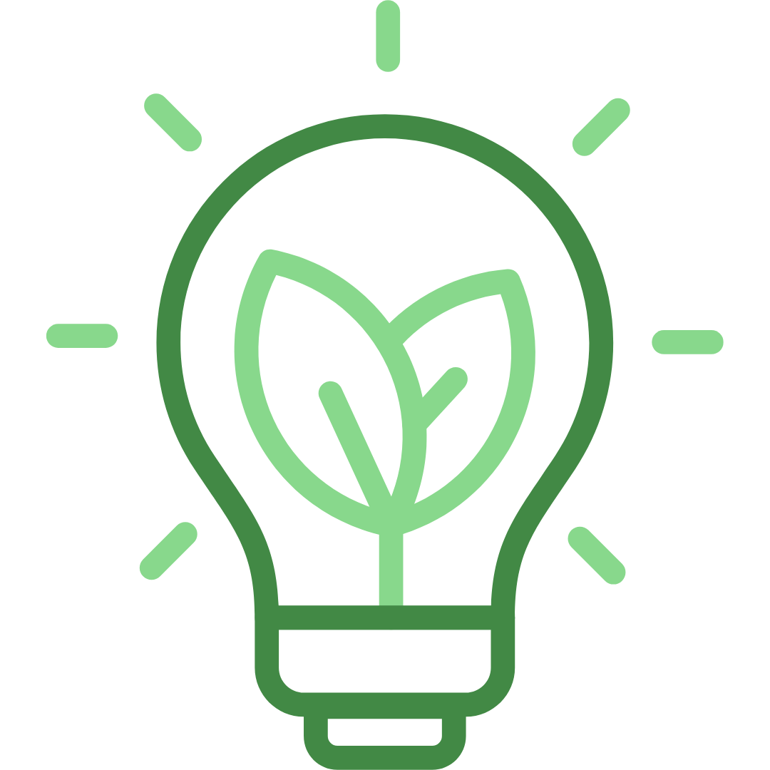 Energy-efficient green bulb