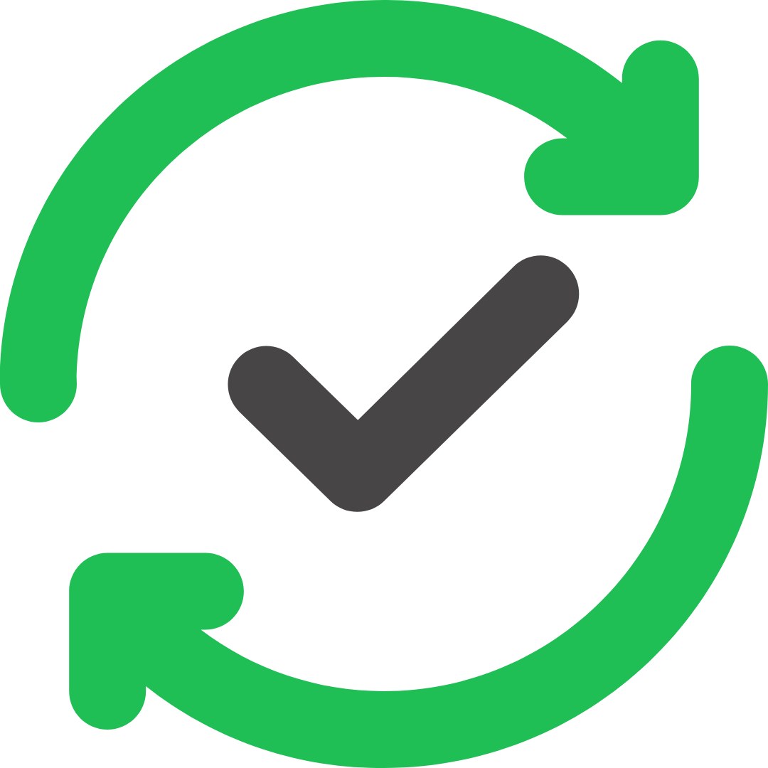 Refresh tick icon