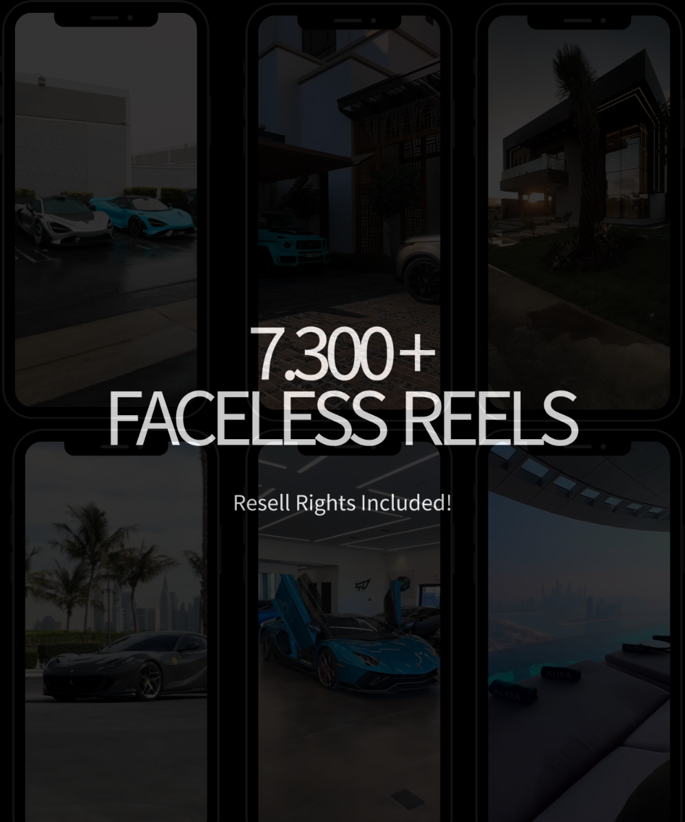 7300+ Faceless Reels