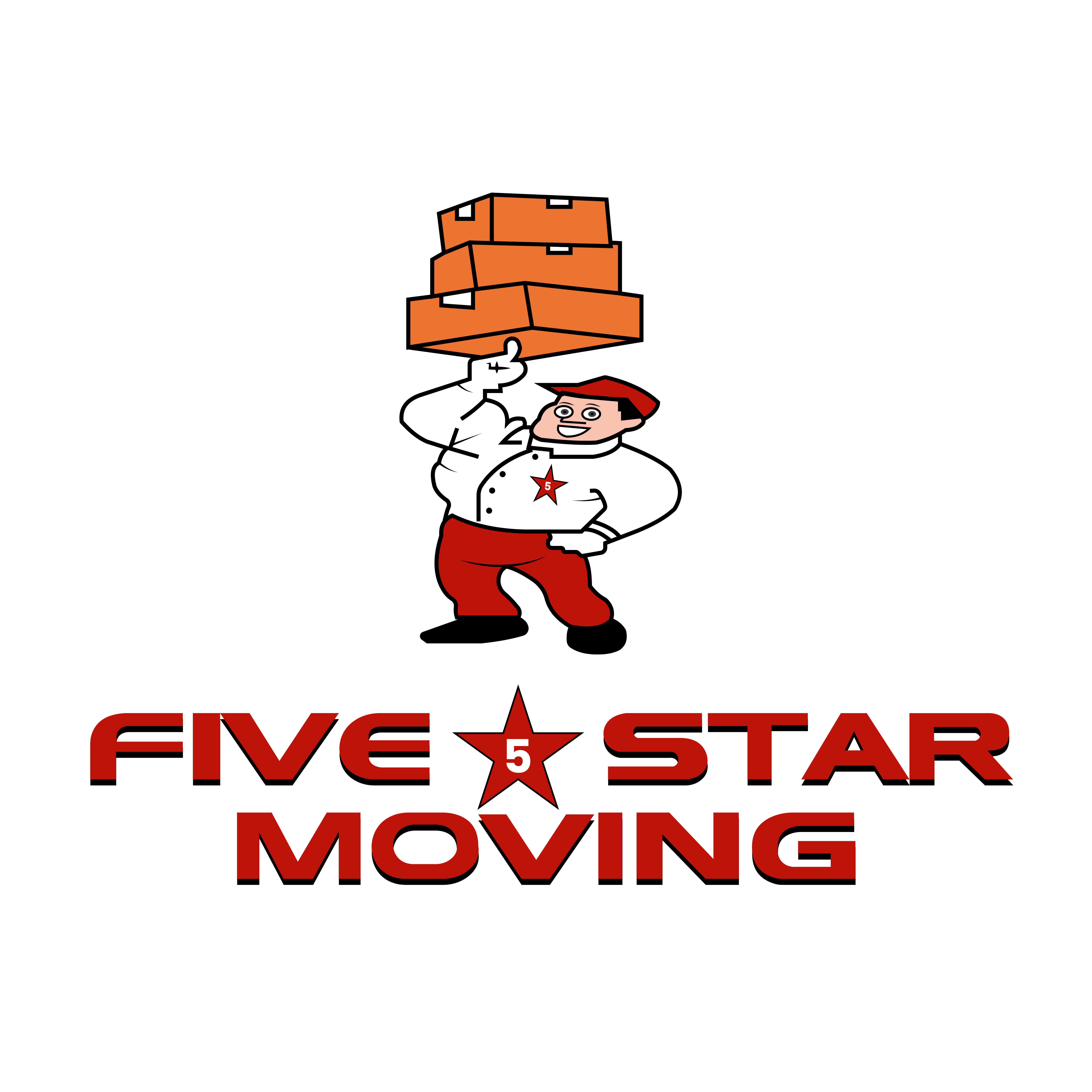 Five Star Moving Official Logo and Mascot