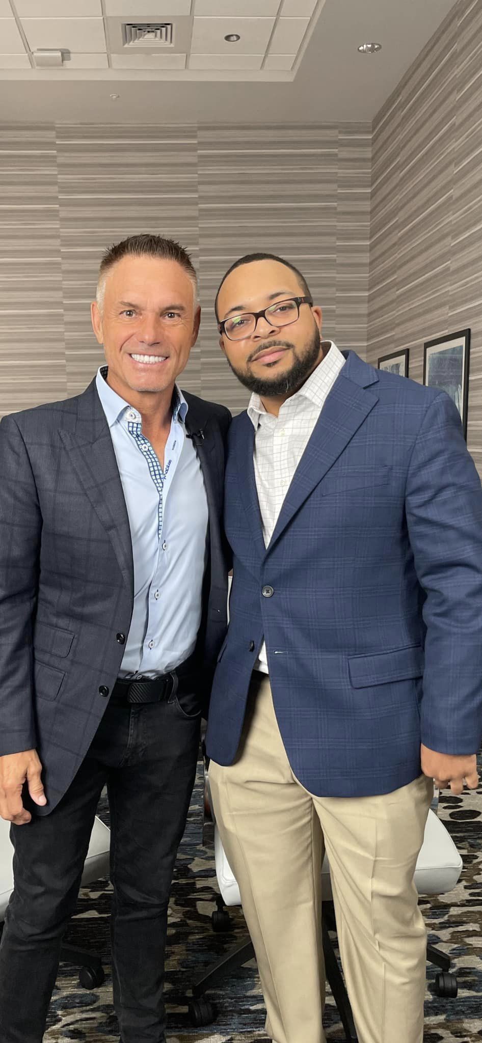 Thomas Berkley with Kevin Harrington original Shark Tank investor American Entrepreneur