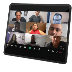 Aula ao vivo com o Prof. Gleibe e alunos