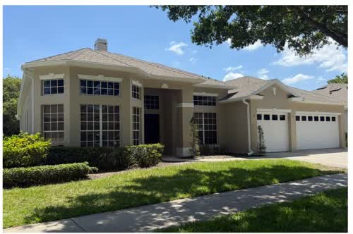 After: repainted front elevation