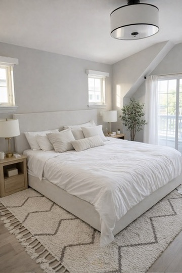 Primary suite after cleaning