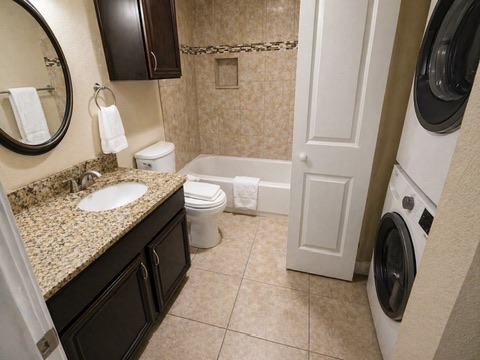 Bathroom after cleaning