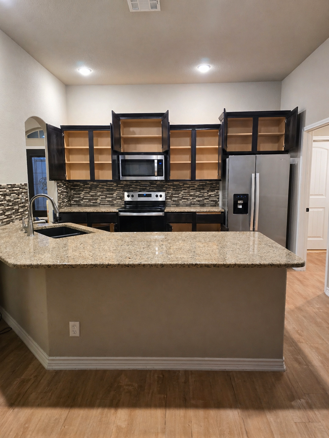 Kitchen after cleaning