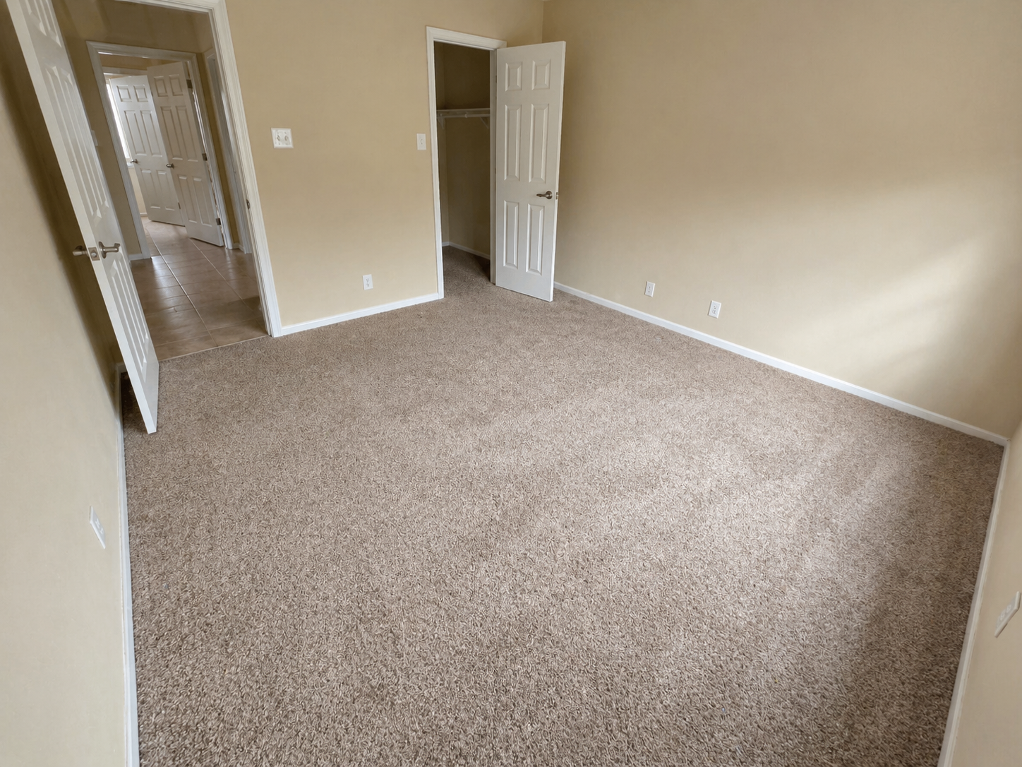 Primary suite after cleaning