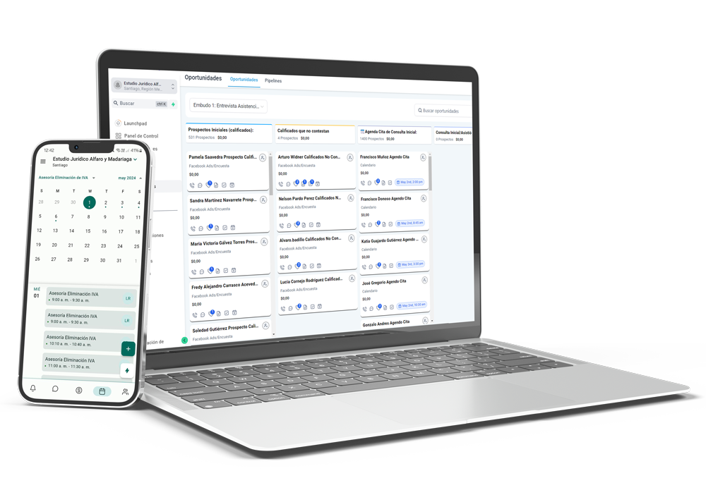 Mockup: CRM de Ventas