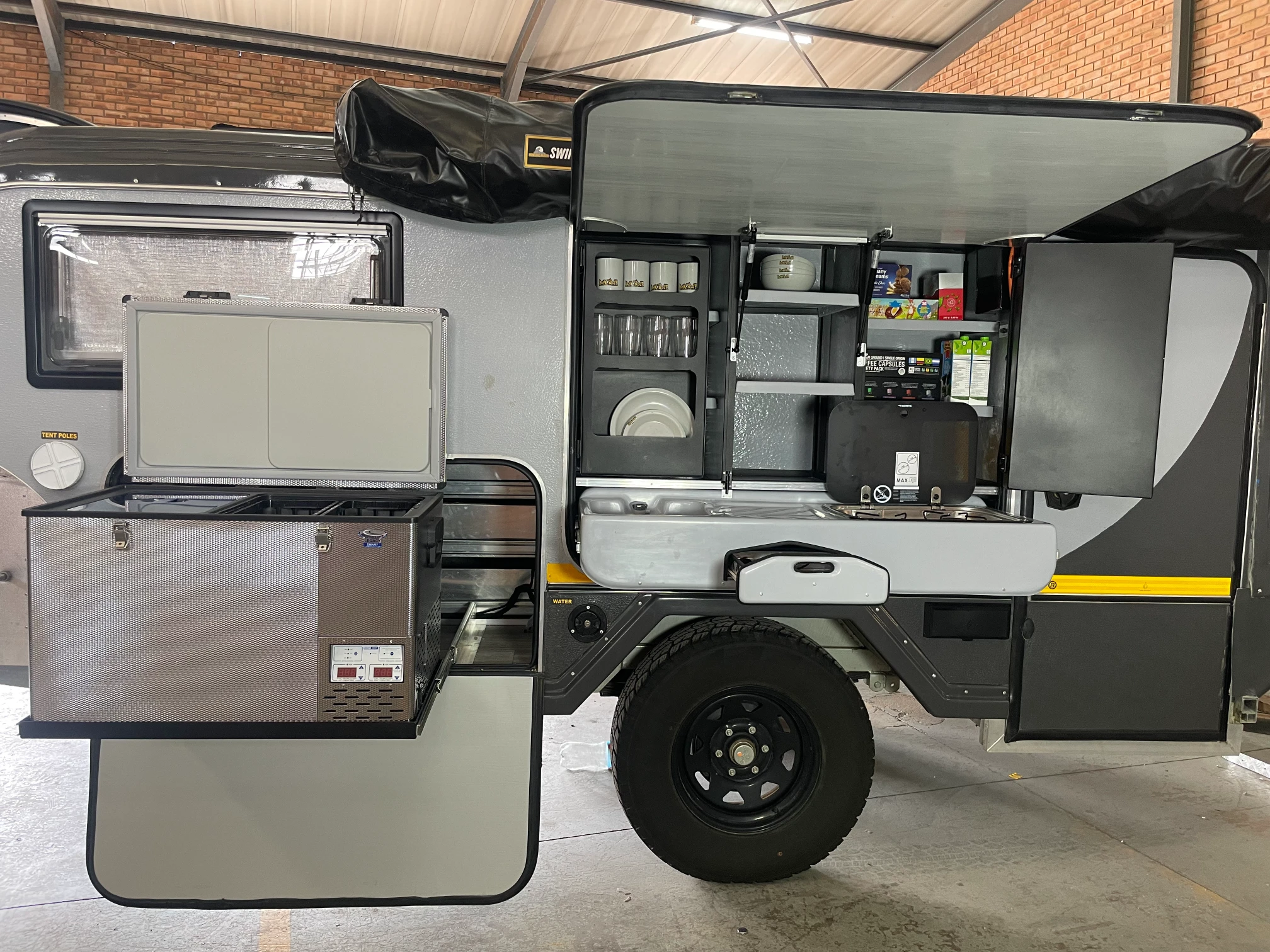 VentureVan kitchen overview