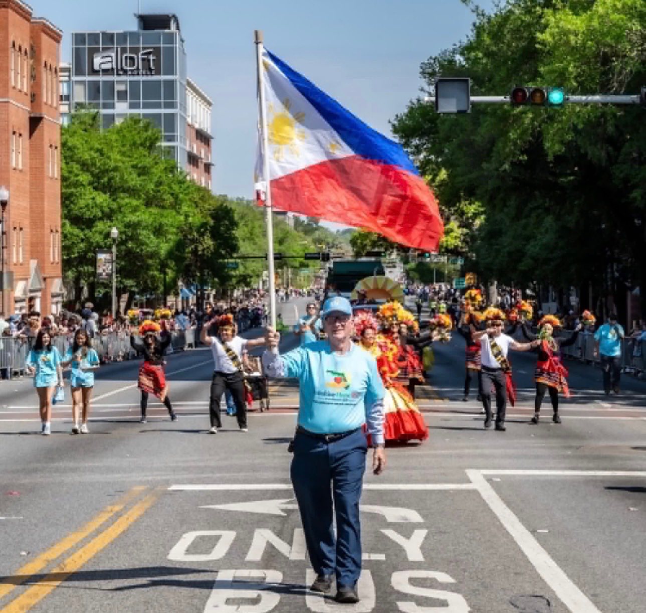 Sunshine Hope participants at the Springtime Tallahassee parade