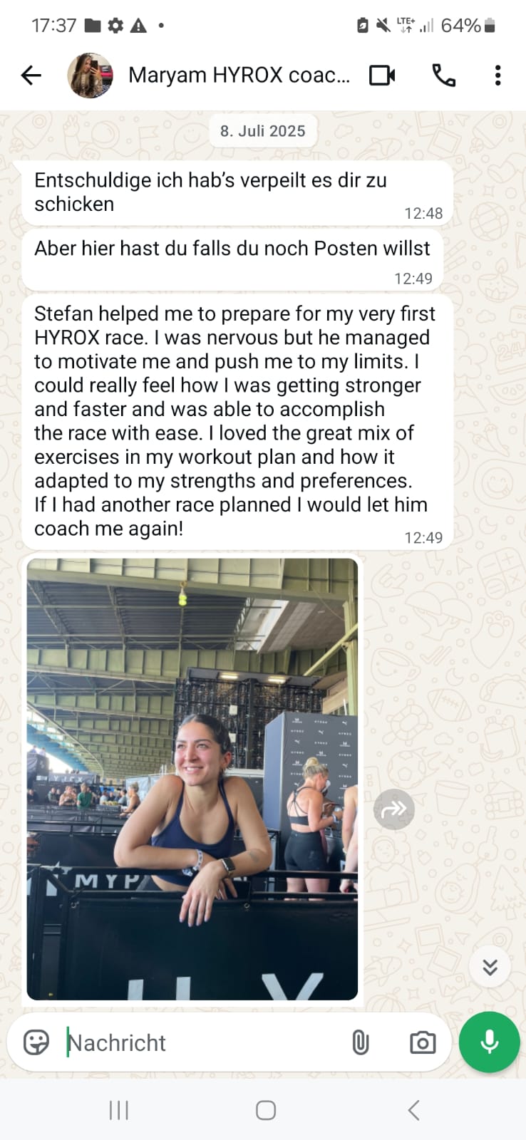 Maryam testimonial