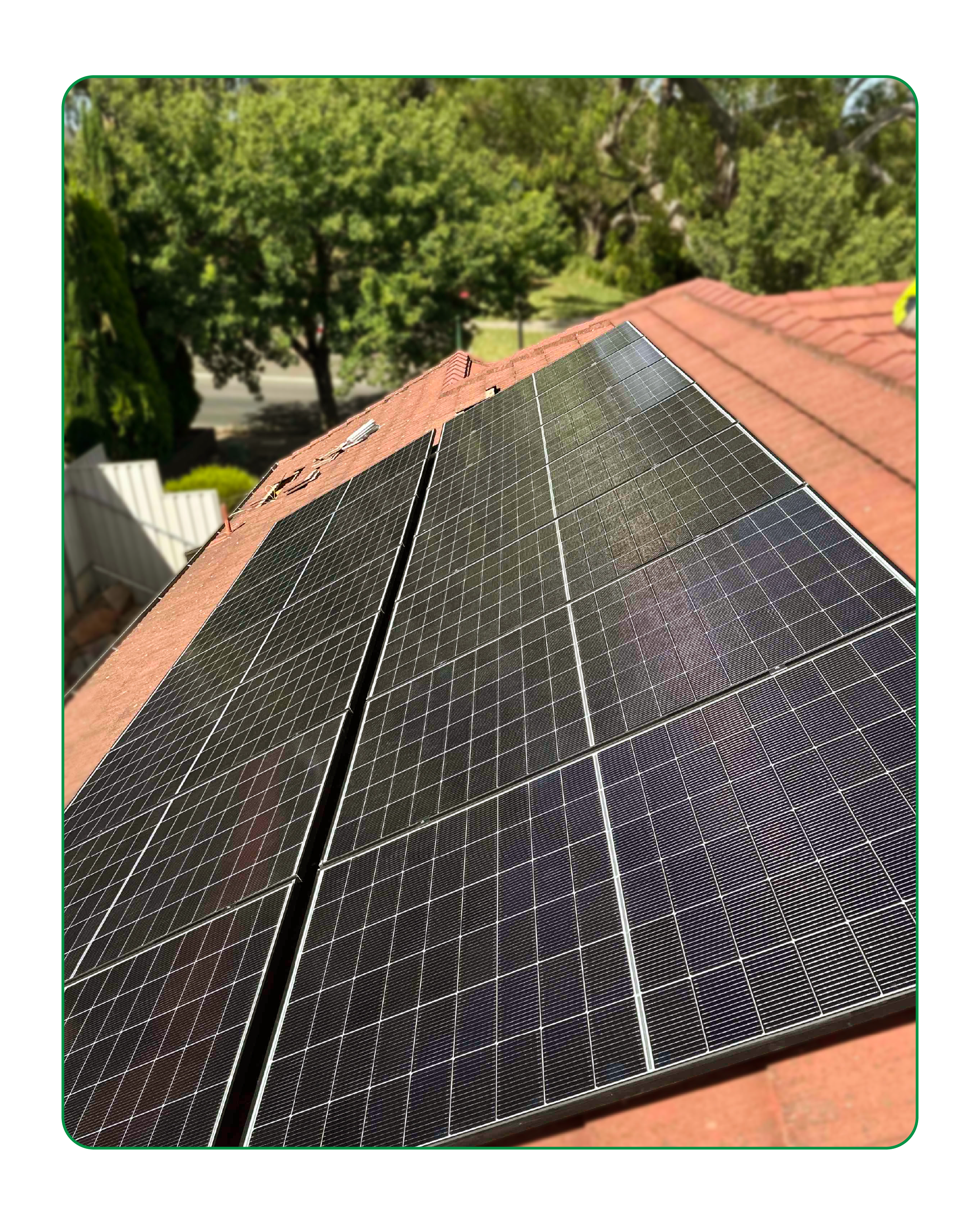 Solar Panels on Tile Roof