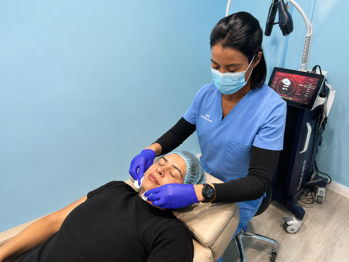 Secret RF beneath the surface skin renewal