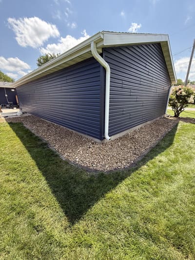 Mowing in Webster city