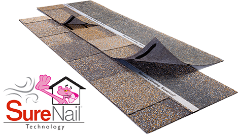 Owens Corning SureNail Technology Cutaway