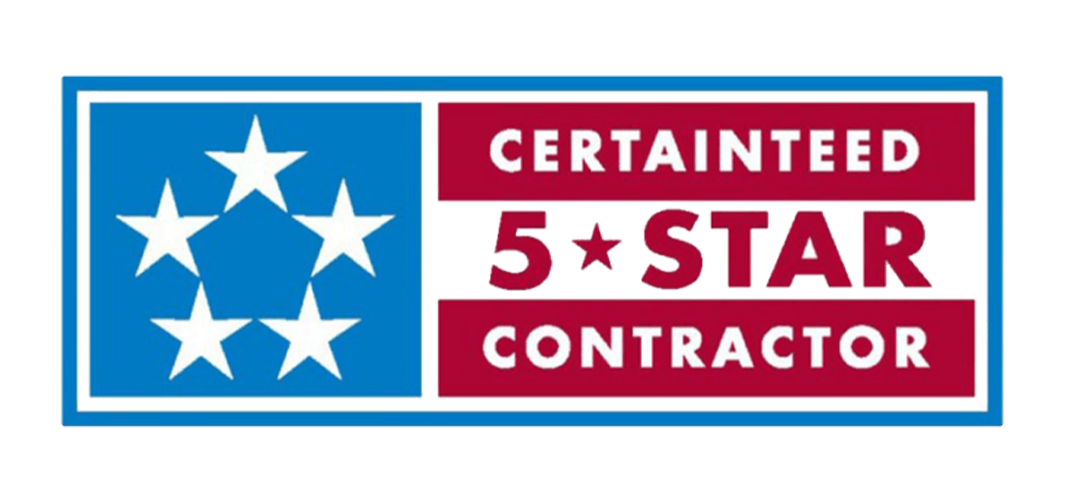 CertainTeed 5-Star Contractor badge