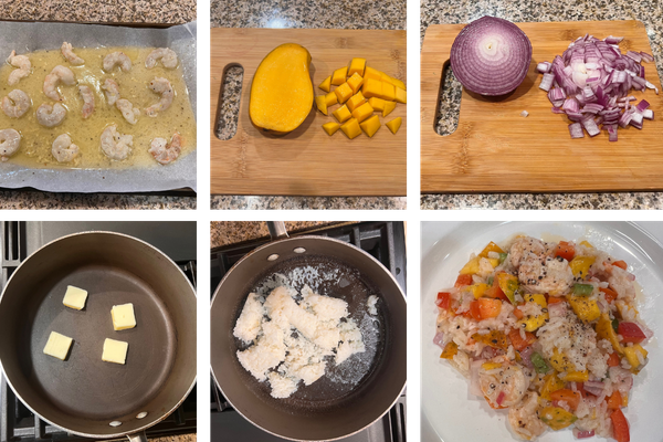 Mango Salsa Shrimp