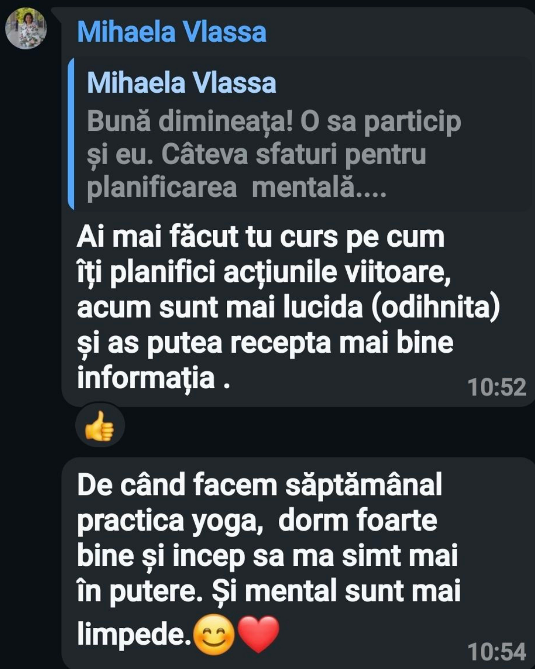 Testimonial
