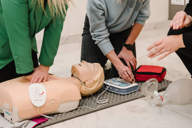 AED defibrillator training
