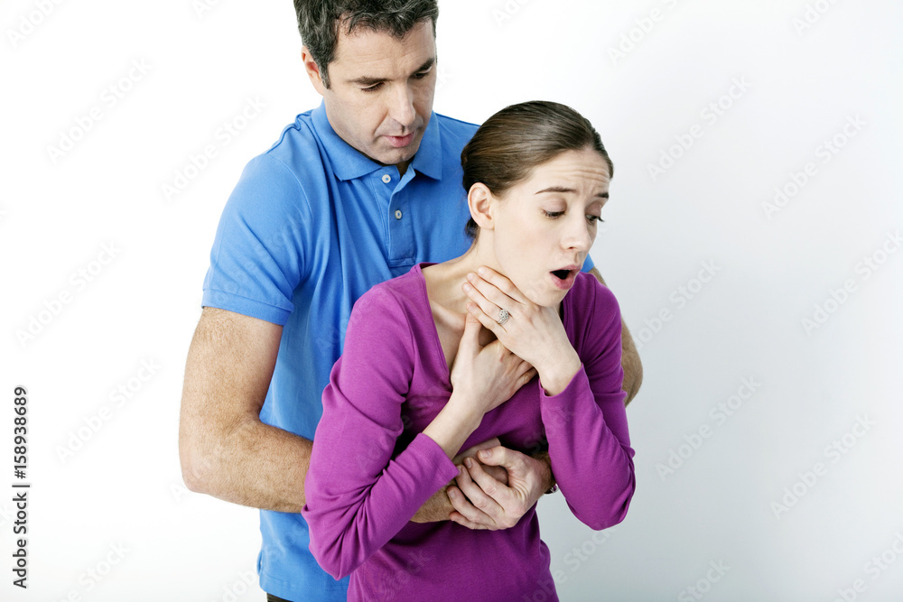 Choking response and Heimlich maneuver training