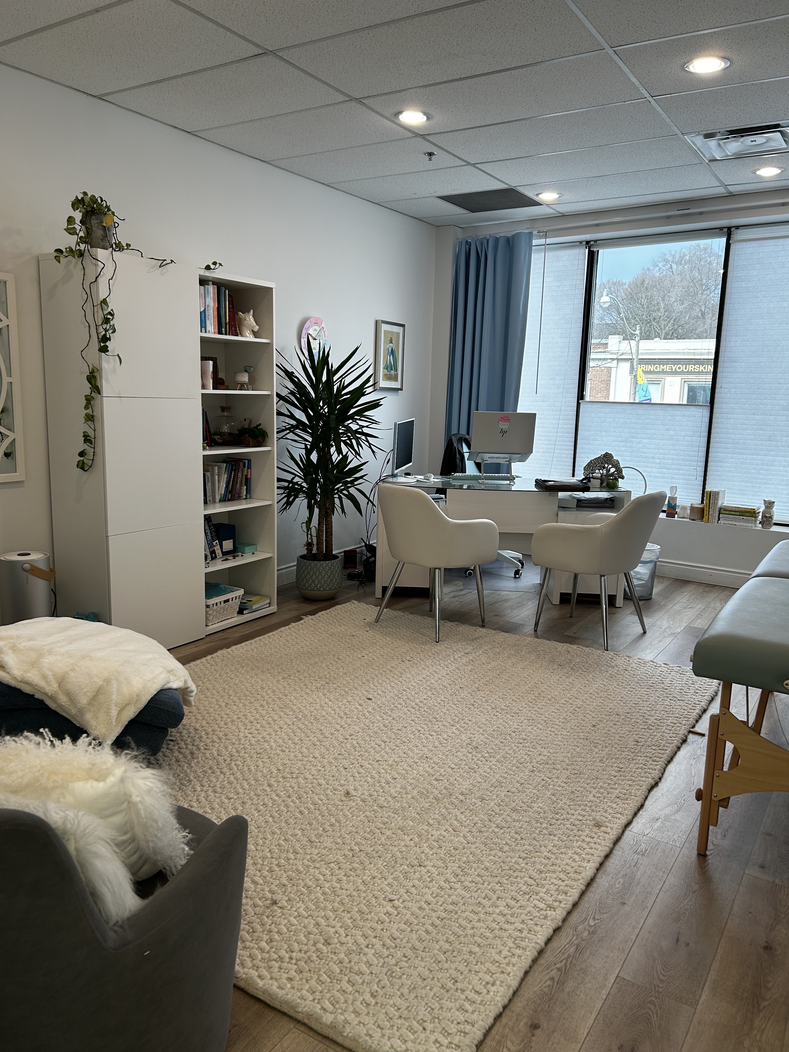 A private consultation room at Higher Health Naturopathic Centre