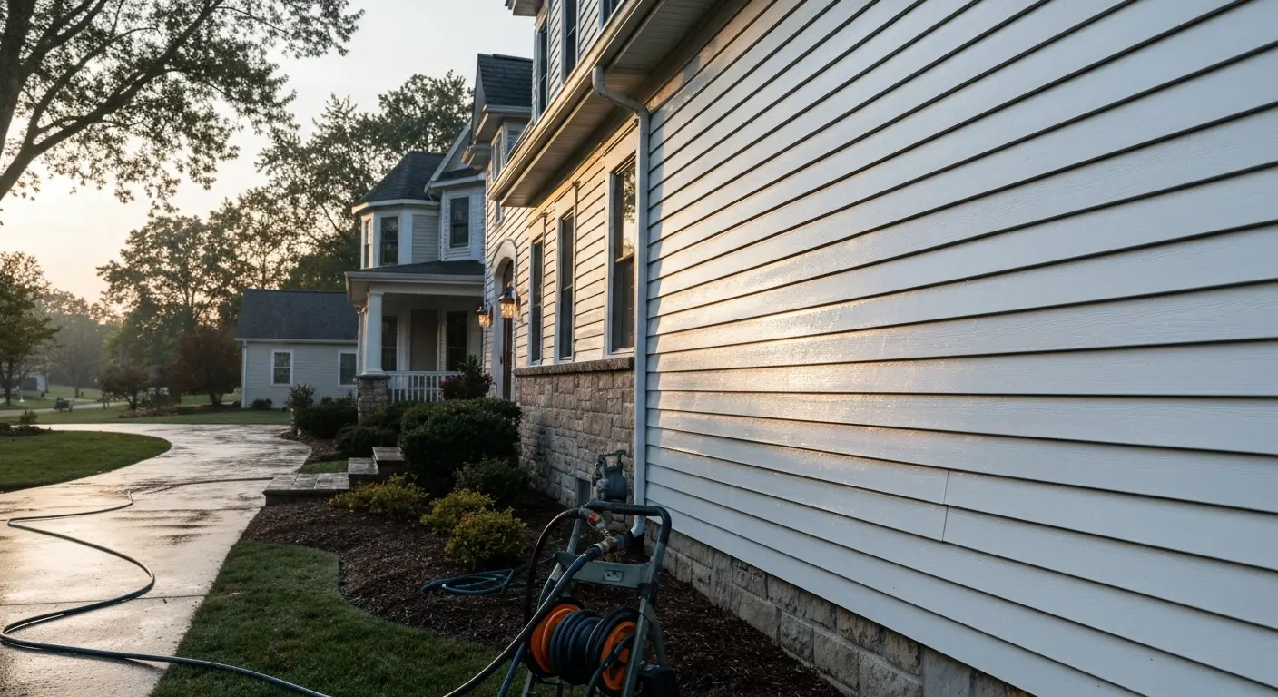 Siding cleaning in Gates Mills