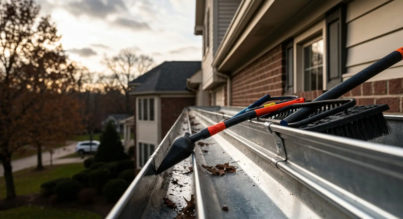 Gutter cleaning in Mayfield