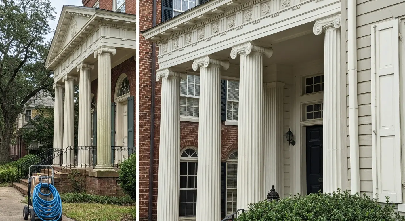 Historic Greek Revival home preservation
