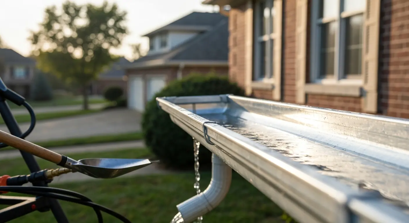 Gutter cleaning service