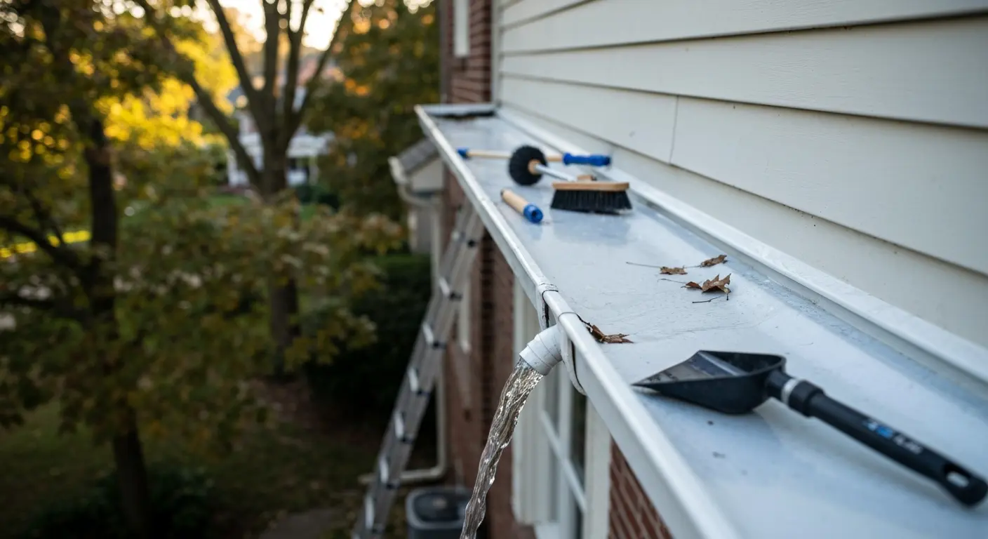 Gutter cleaning service