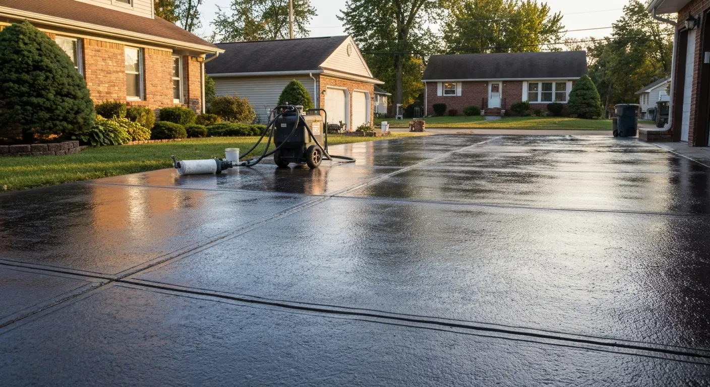 Concrete sealing project