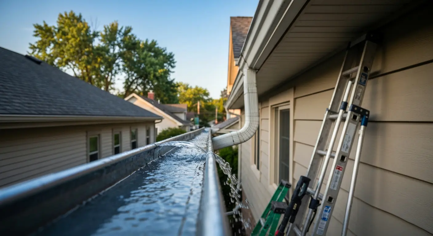 Gutter cleaning service