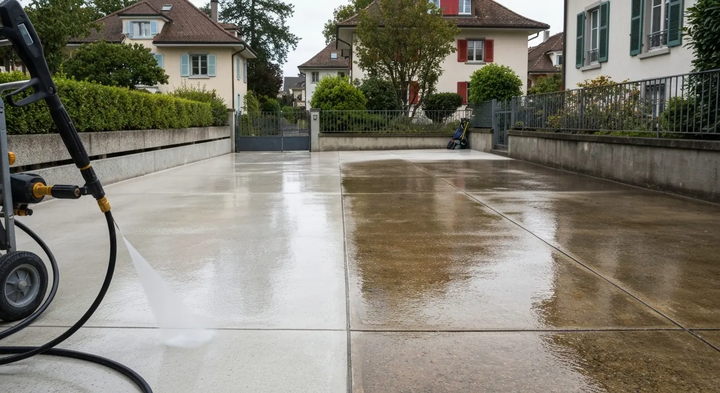 Pressure washing service