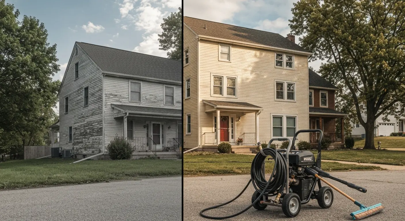 House washing service Chardon