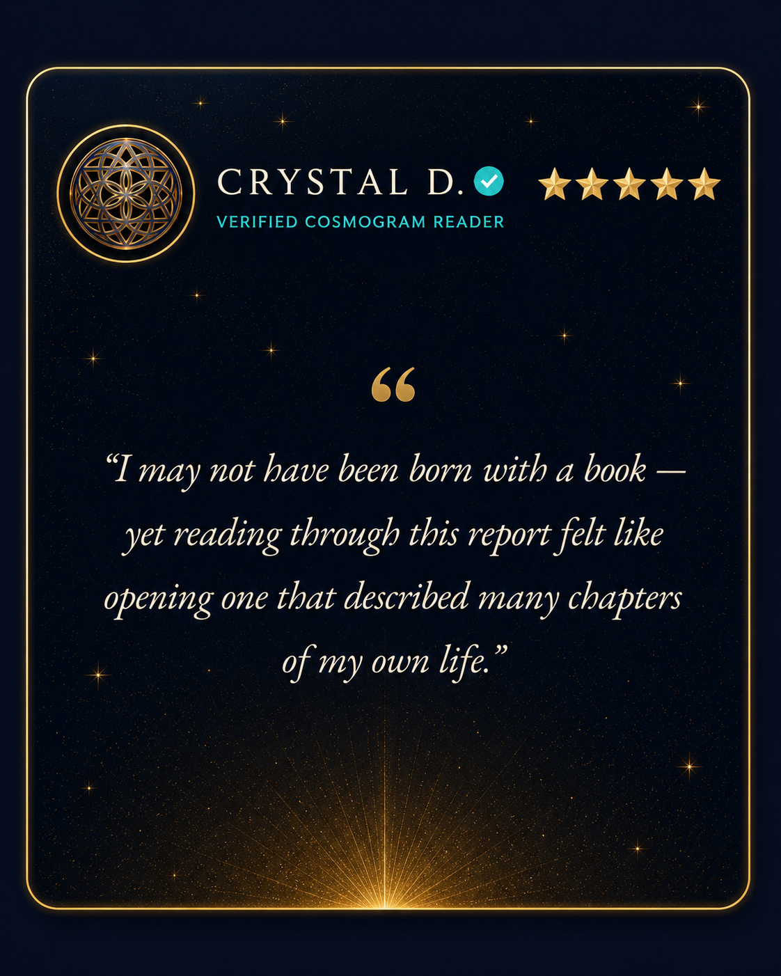 Verified Cosmogram reader review