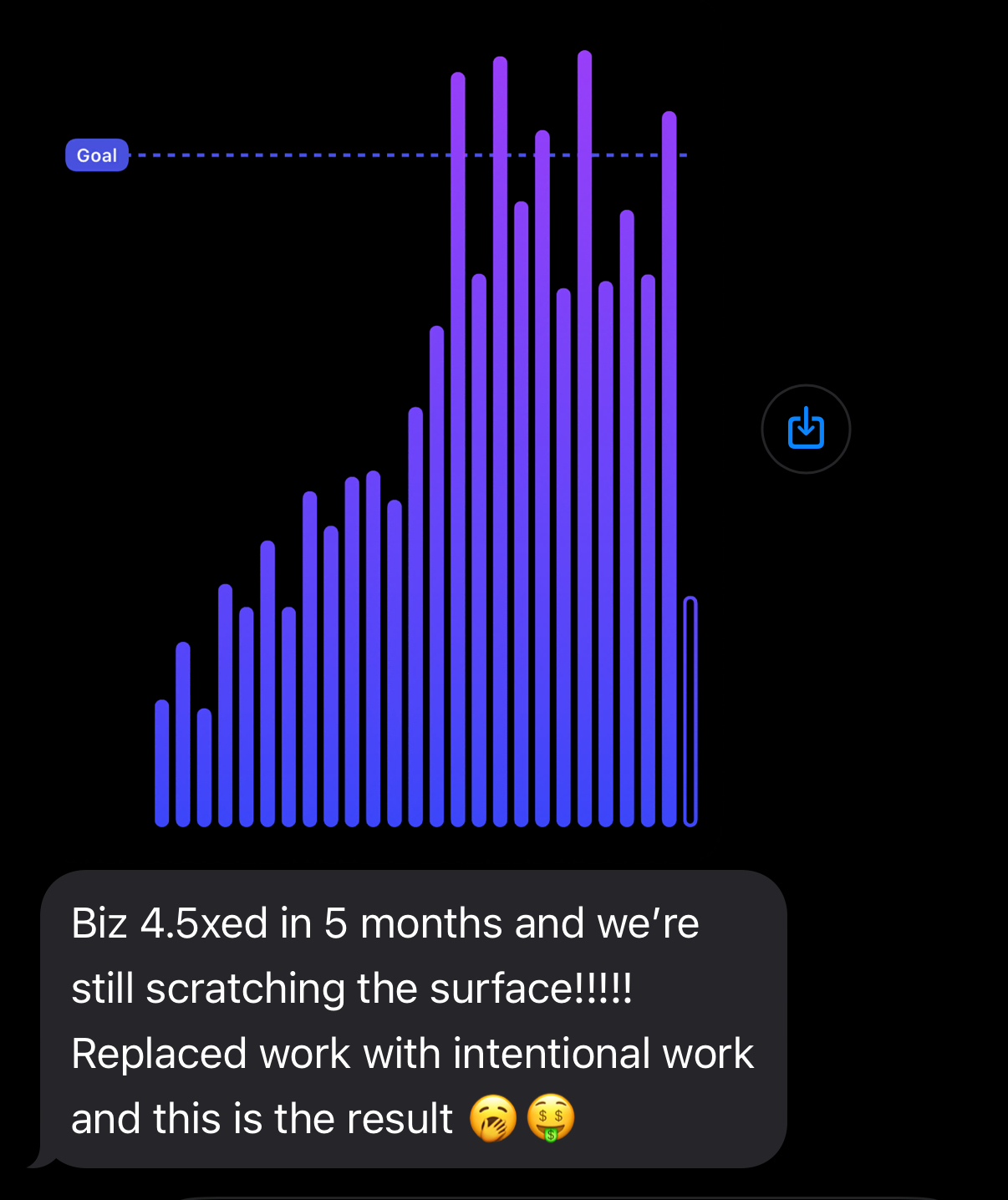 Client result screenshot