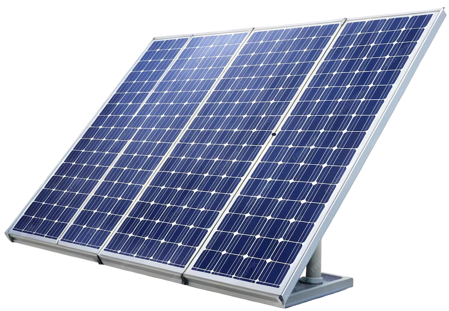 Solar panels on a home