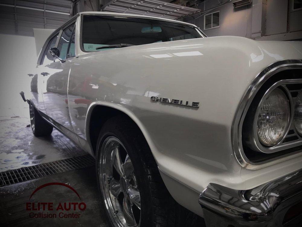 Dent and panel repair at Elite Auto Collision Center, El Paso, TX