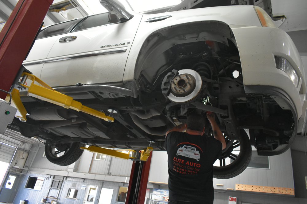 Auto body restoration at Elite Auto Collision Center, El Paso, TX