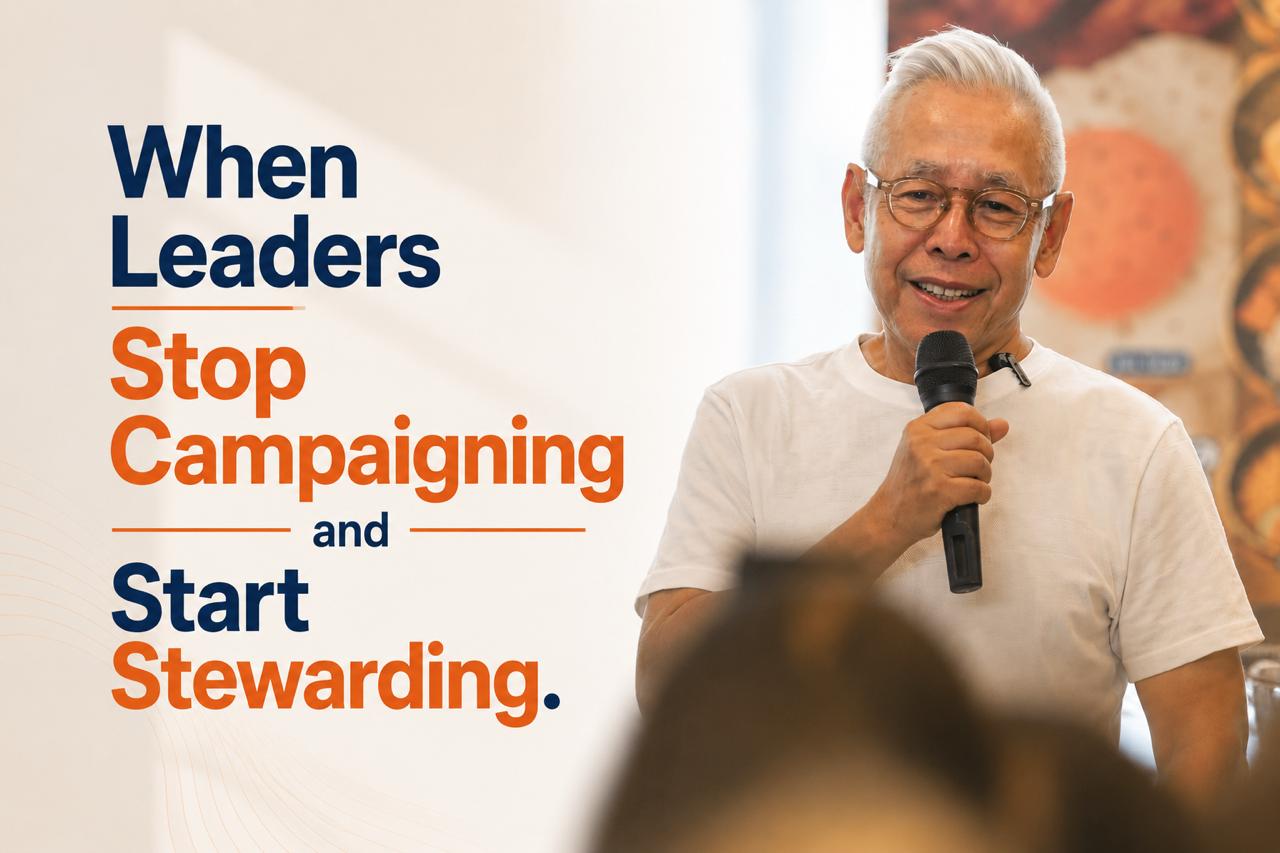 When Leaders Stop Campaigning and Start Stewarding